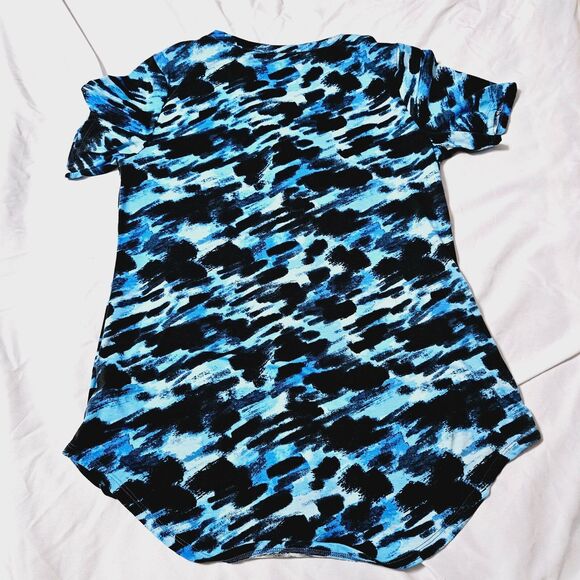 LuLaRoe Womens Top Multi-Color Size Small Polyester Blend Short Sleeve Pullover - Picture 13 of 13